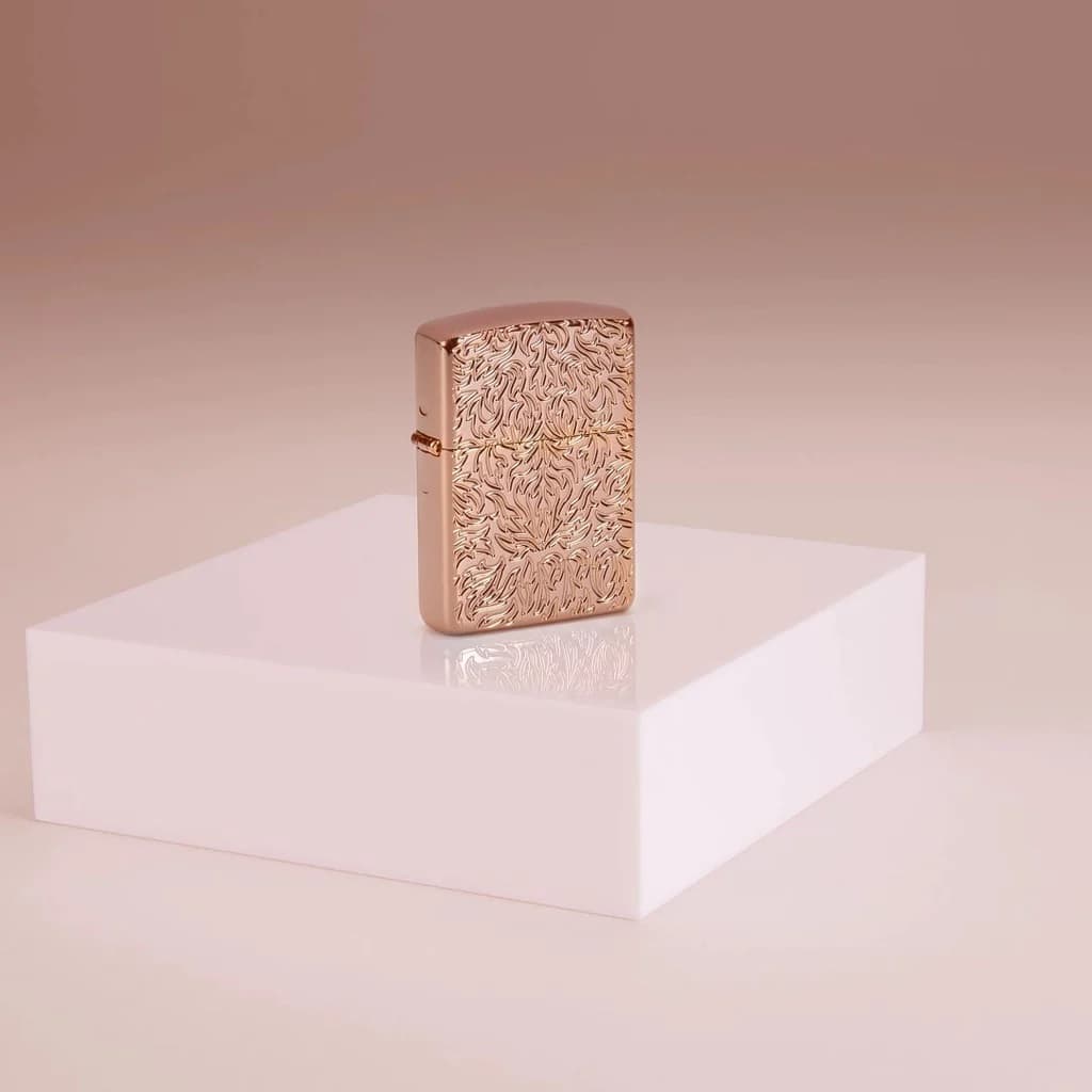 فندک زیپو زرگلد کد 49703 Zippo Armor Carved Design — تصویر ۶