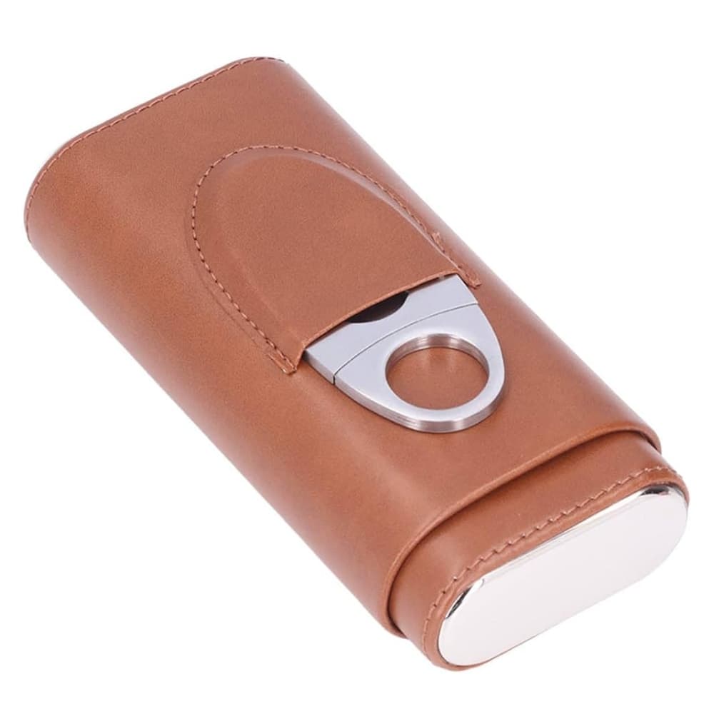 تراول هومیدور قهوه ای سیکارلان Sikarlan Travel Humidor SK-4003C
