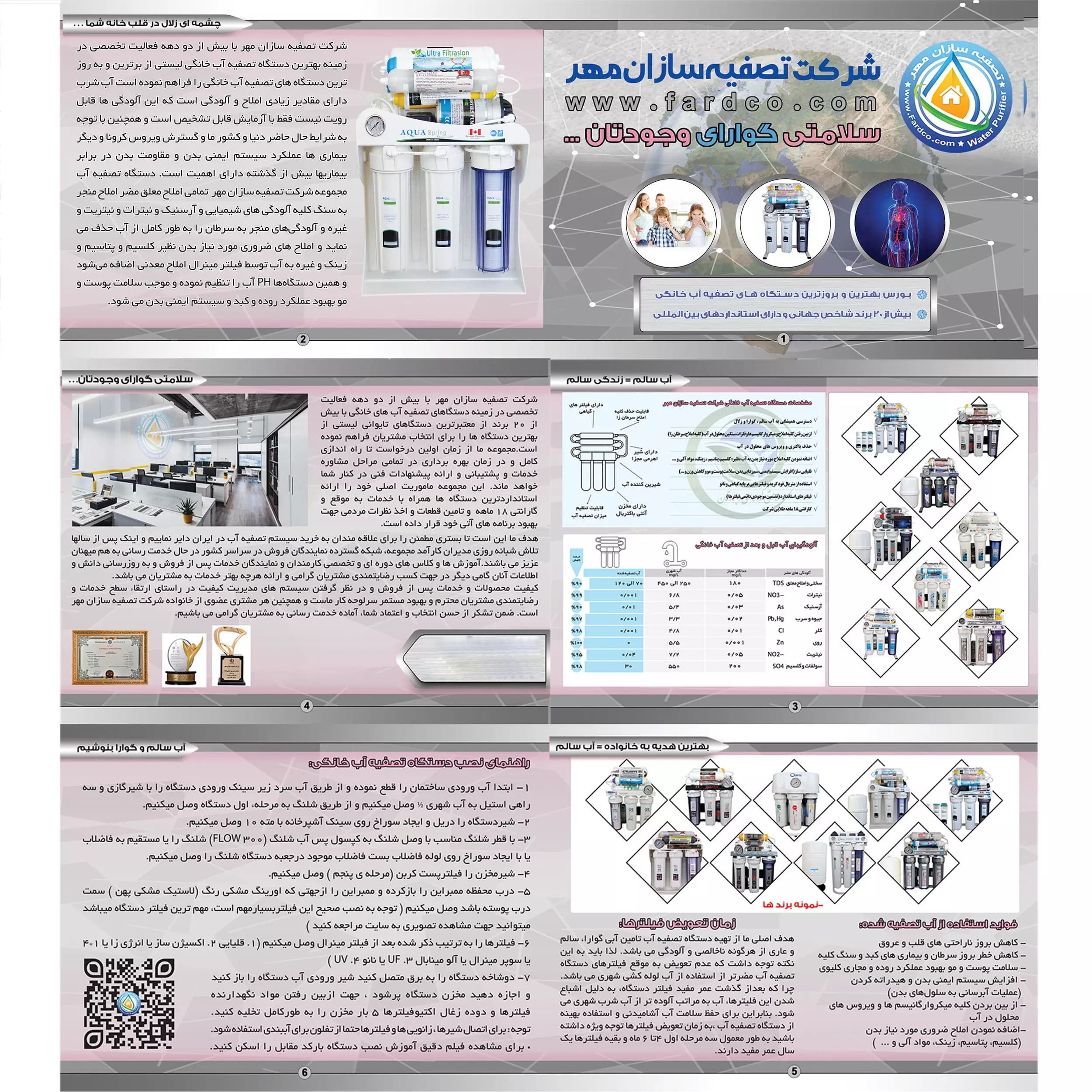 دستگاه تصفیه آب آکوآ اسپرینگ مدل RO-S7-WZ7057 — تصویر ۶