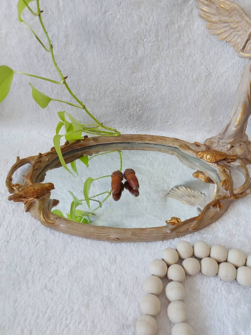 سینی پلی استر با کف آیینه ای کد 102439 — تصویر ۲