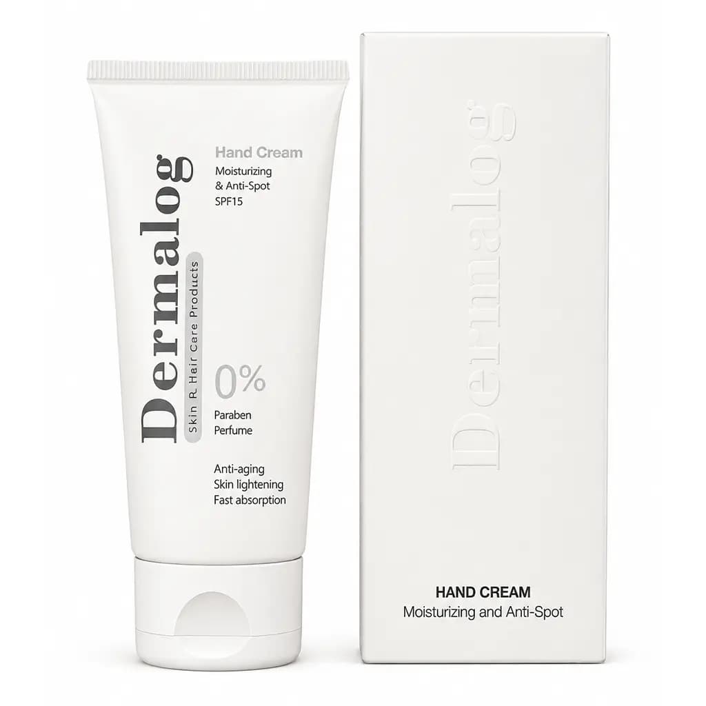 کرم مرطوب کننده دست حاوی ضد لک SPF15 درمالوگ 50 میلی لیتر