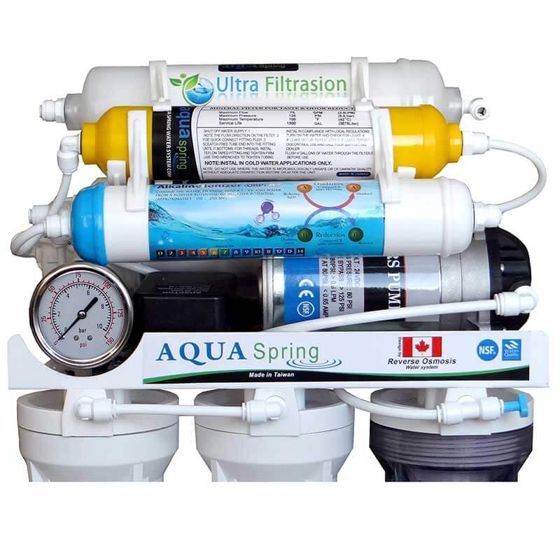 دستگاه تصفیه کننده آب آکوا اسپرینگ مدل NF8500 به همراه فیلتر سه عددی — تصویر ۲