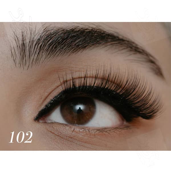 مژه مگنتی همراه با خط چشم مگنتی مدل 102 — تصویر ۲