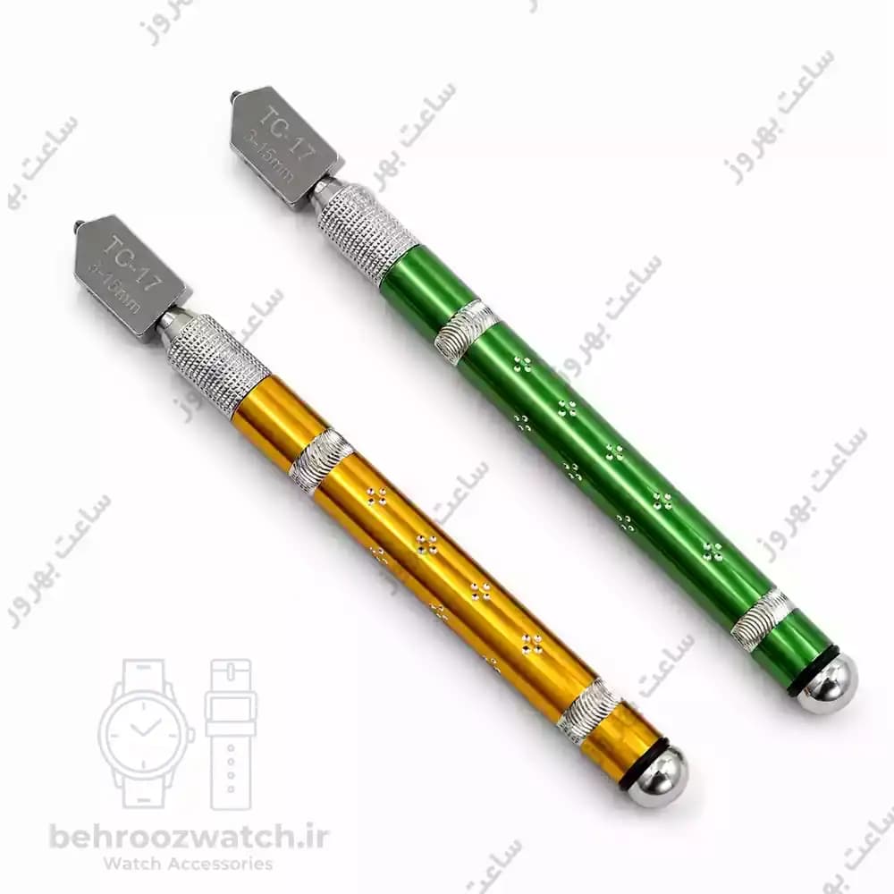 الماس شیشه‌بری روغنی مدل TC-17 (ضخامت ۳ تا ۱۵ میلی‌متر)