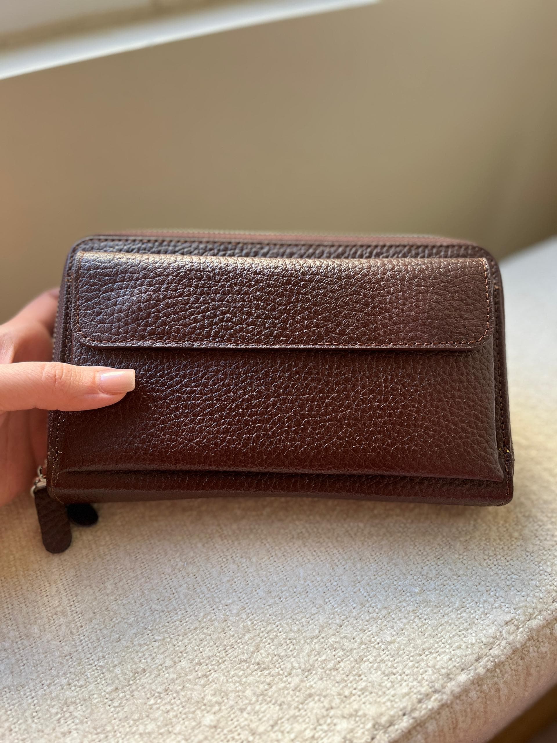 کیف دستی چرم طبیعی مهتاکLC113 — تصویر ۳