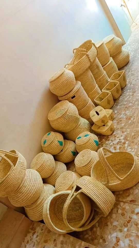 سبد پیک نیک حصیری کد 102365 — تصویر ۲