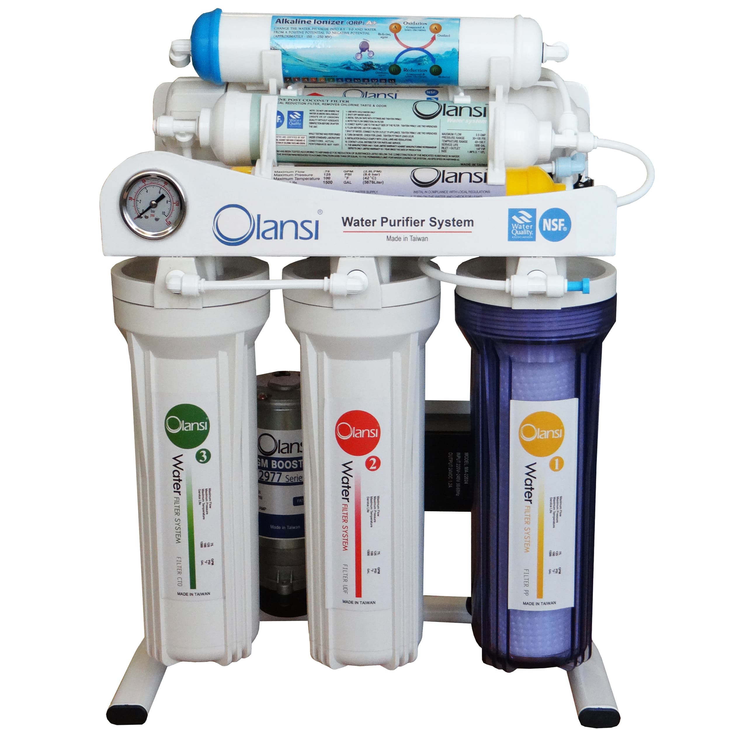 دستگاه تصفیه کننده آب اولانسی مدل REVERSE OSMOSIS AT8000 — تصویر ۲