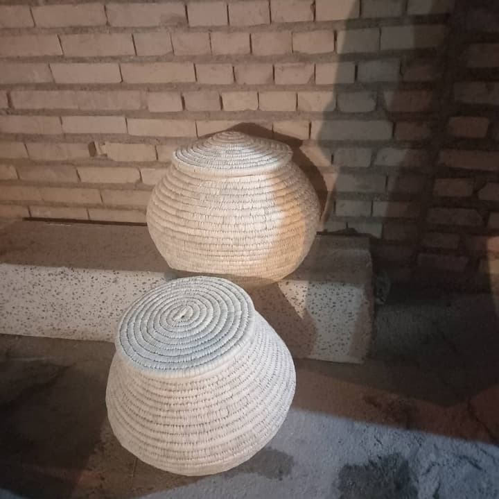 جابرنجی خمره ای حصیری ساده کد 102348 — تصویر ۵