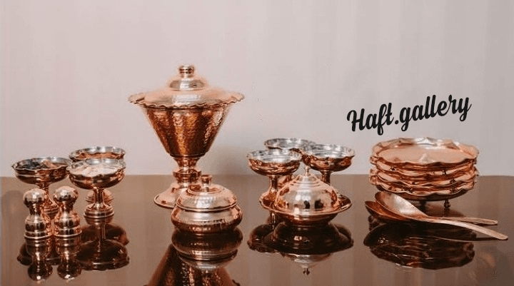 آجیل خوری تک نفره مسی کد 102345 — تصویر ۲