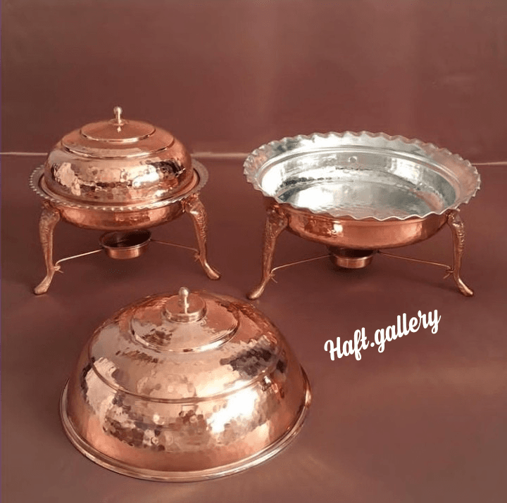 سوفله خوری وارمر دار مسی کد 102340 — تصویر ۳