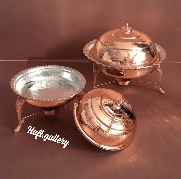 سوفله خوری وارمر دار مسی کد 102340 — تصویر ۲