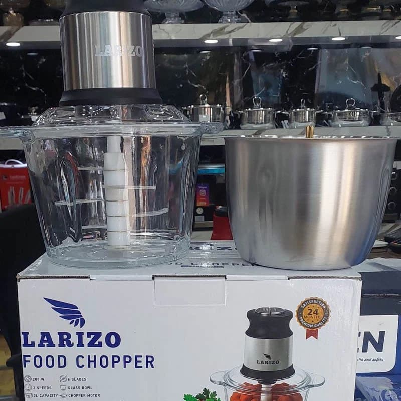 خردکن برقی 3 لیتری دو کاسه لاریزو مدل LA-2220 — تصویر ۳