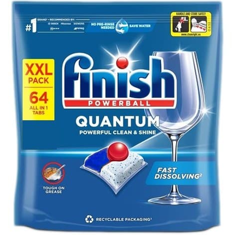 قرص ماشین ظرفشویی فینیش مدل Quantum Powerball بسته 64عددی