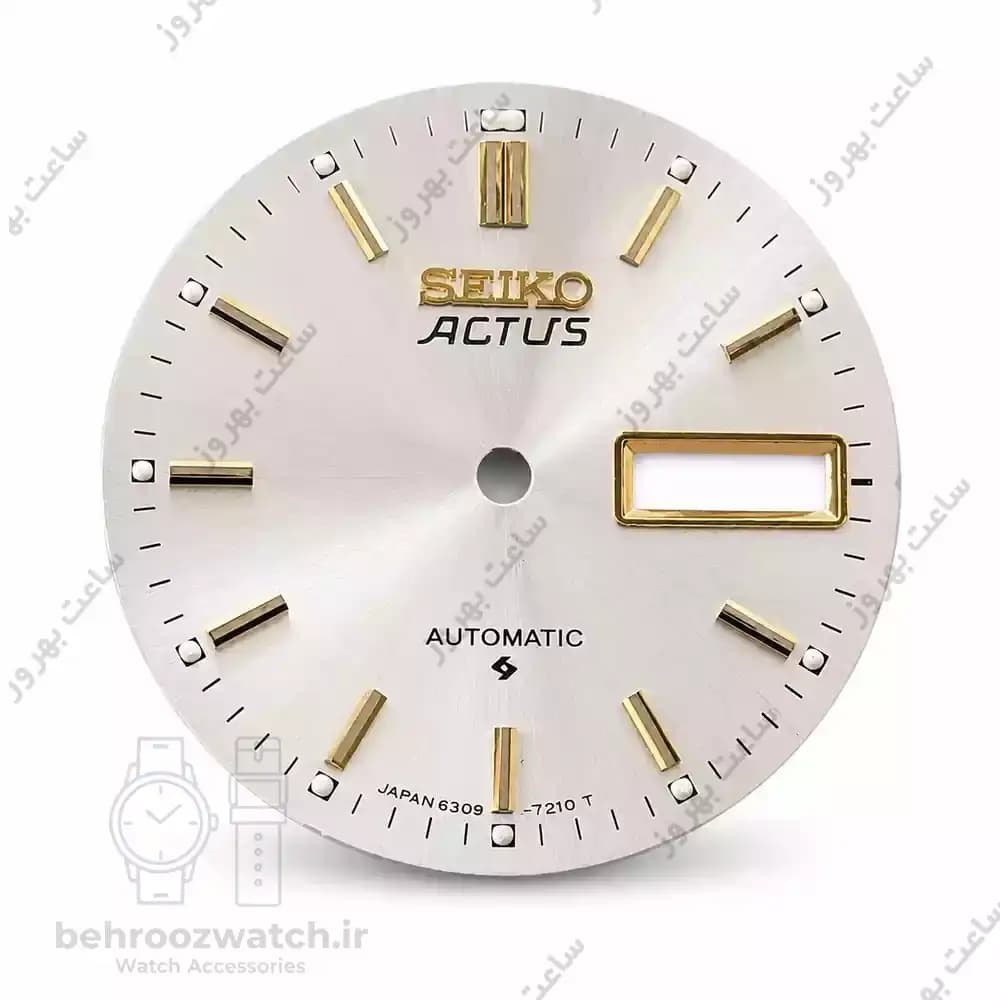 صفحه ساعت Seiko Actus نقره‌ای مدل 6309‑7210