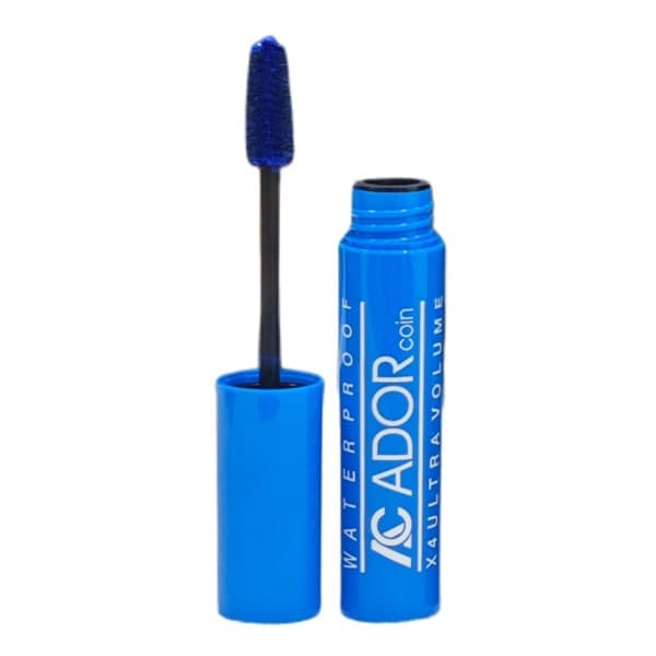 ریمل رنگی آبی ادور کوین color mascara ador coin