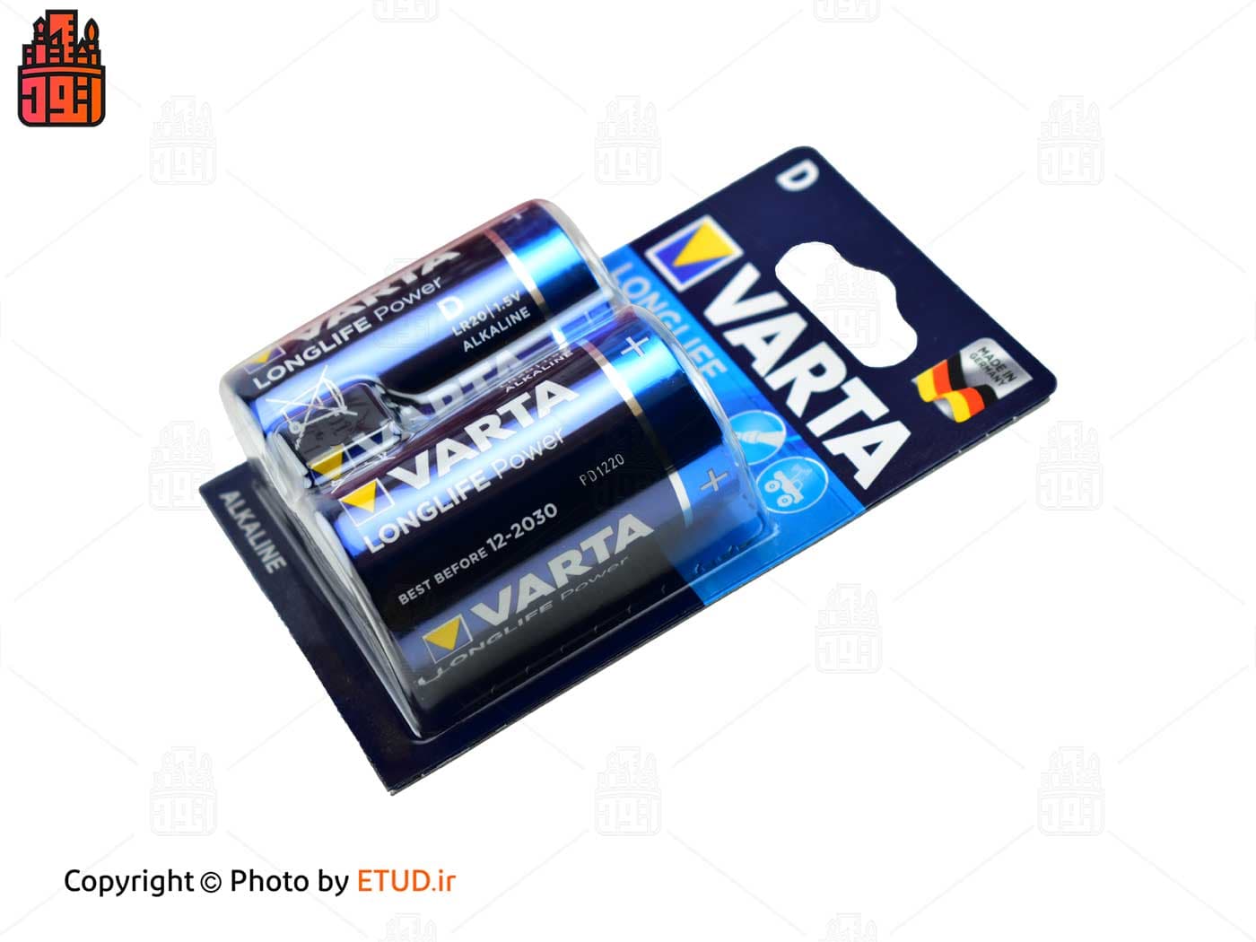 باتری بزرگ سایز D وارتا مدل LONGLIFE Power بسته 2 عددی — تصویر ۲