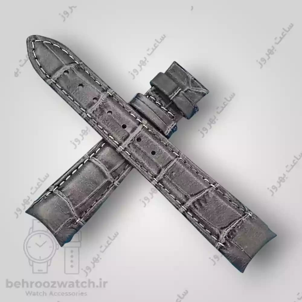 بند ساعت فیکس نیک چرم طبیعی کروکودیلی توسی 18 — تصویر ۳
