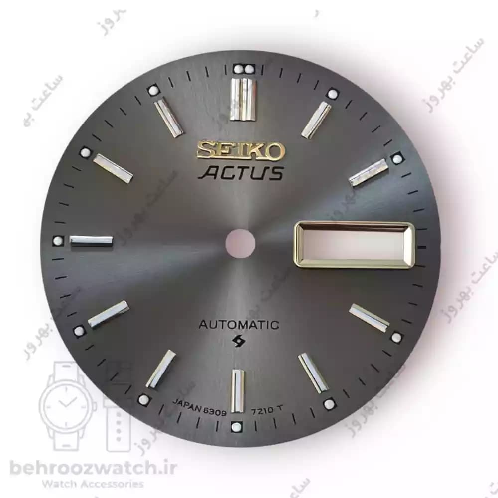 صفحه ساعت سیکو اکتیوس خاکستری 6309-7210 | کلاسیک