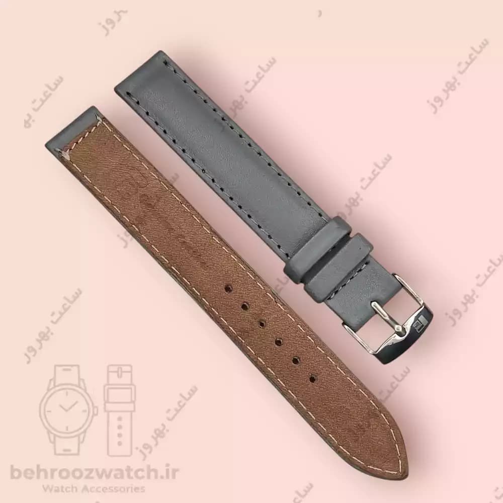 بند ساعت مچی زنانه چرم طبیعی PG توسی سایز 16: ترکیبی از ظرافت و کیفیت — تصویر ۳