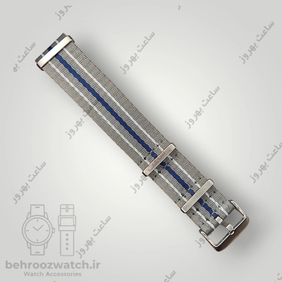 بند ناتو برزنتی سایز ۲۲؛ ضخیم، مقاوم و با سگک فول استیل ضدزنگ با رنگ‌بندی متنوع — تصویر ۶