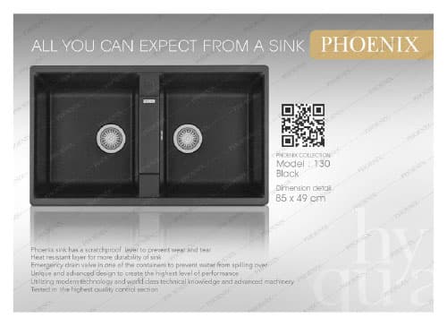 سینک گرانیتی فونیکس (phoenix) مدل 130 — تصویر ۸