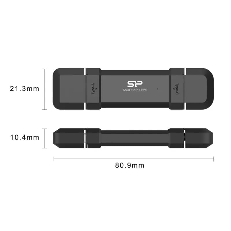 اس اس دی اکسترنال سیلیکون پاور 1 ترابایت SP DS72 — تصویر ۸