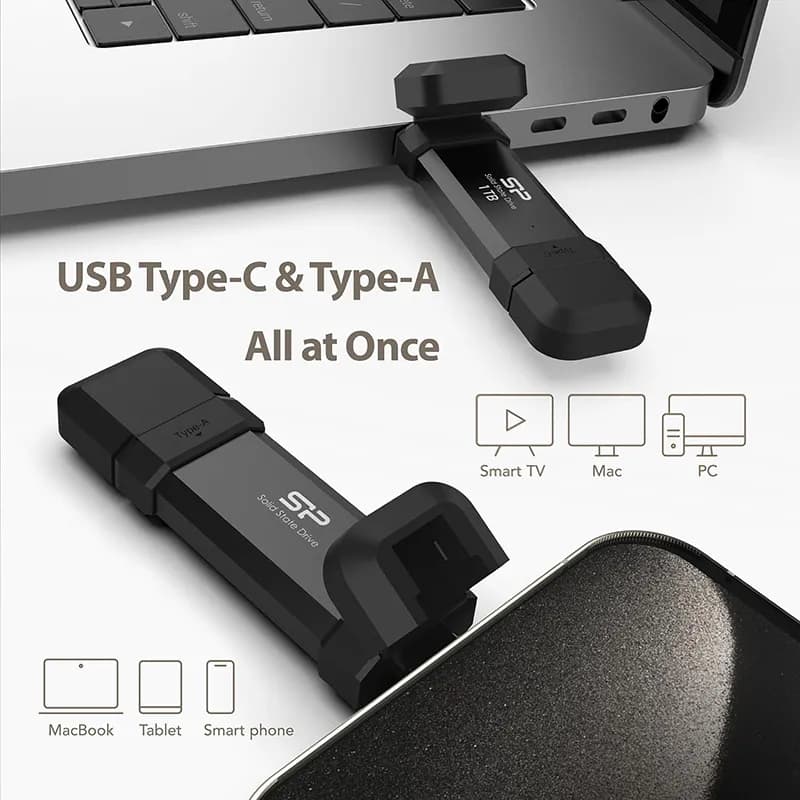 اس اس دی اکسترنال سیلیکون پاور 1 ترابایت SP DS72 — تصویر ۵