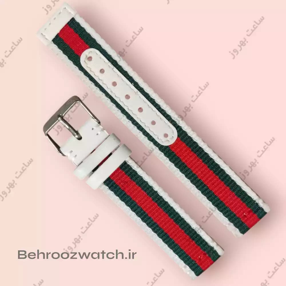 بند ساعت چرم و پارچه‌ای رنگی: نهایت ظرافت و راحتی برای مچ شما — تصویر ۲