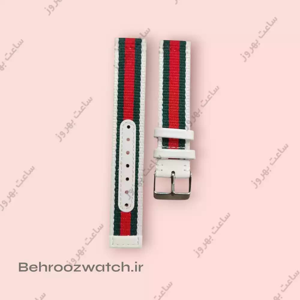 بند ساعت چرم و پارچه‌ای رنگی: نهایت ظرافت و راحتی برای مچ شما — تصویر ۶