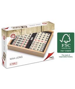 Mahjong: Cayro – Plastic (Wooden Box)