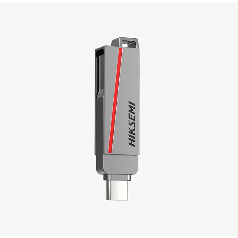 فلش مموری هایک سمی 128 گیگابایت HIKSEMI E307C DUAL SLIM — تصویر ۳
