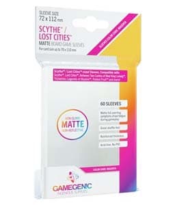 Sleeves: GameGenic – Matte Board Game, Scythe / Lost Cities (x60)