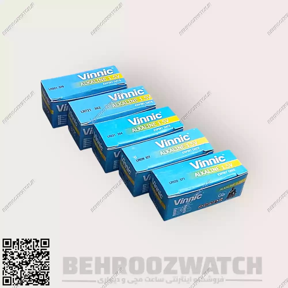 باتری ساعت Vinnic آلکالاین – تعویض آسان و عمر طولانی