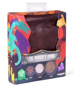 The Dragon’s Horde (Metal Coins with Leather Bag)