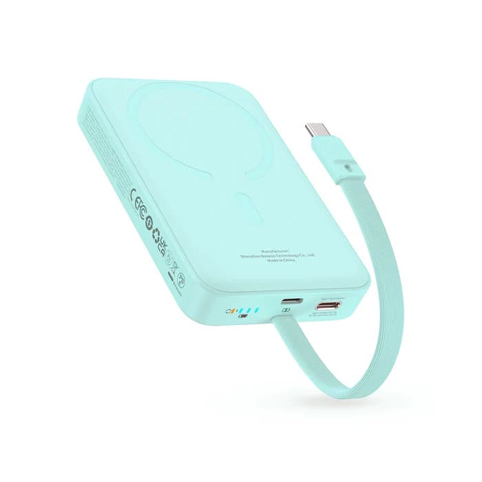 پاور بانک مغناطیسی باسئوس 10000mAh فست شارژ 30 وات Baseus Magnetic Mini Wireless — تصویر ۷