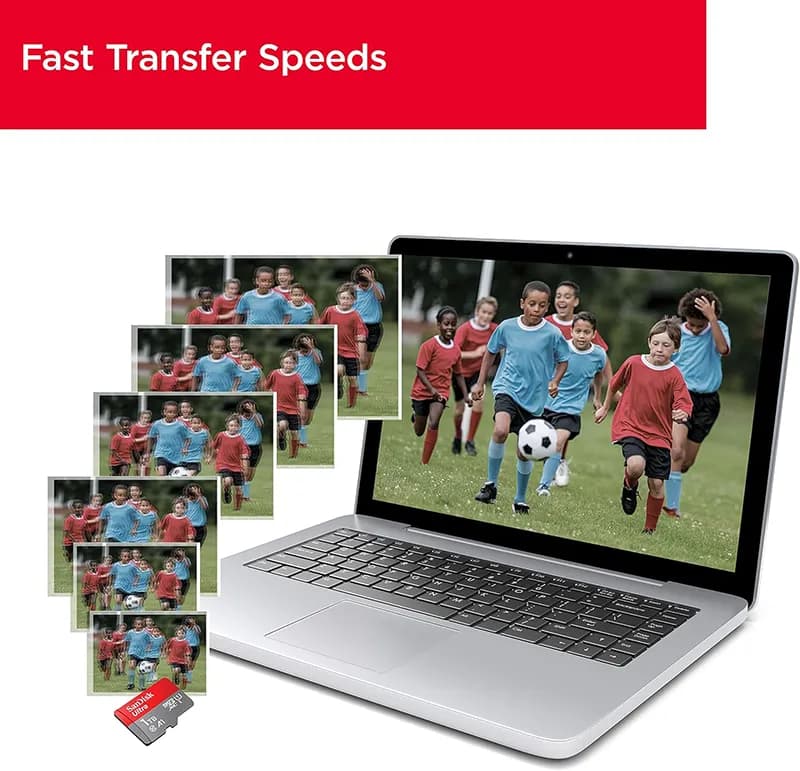 کارت حافظه SanDisk microSDXC Ultra A1 سن دیسک 128 گیگابایت UHS-I کلاس 10 سرعت 140MBps — تصویر ۷