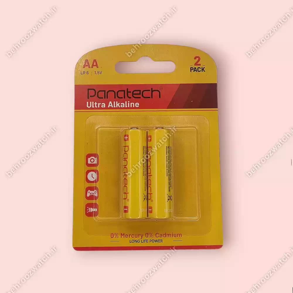 باتری قلمی آلکالاین پاناتک – Panatech AA Ultra Alkaline — تصویر ۲