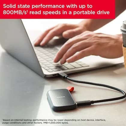 اس اس دی اکسترنال سن دیسک 2 ترابایت SanDisk Portable E30 — تصویر ۵
