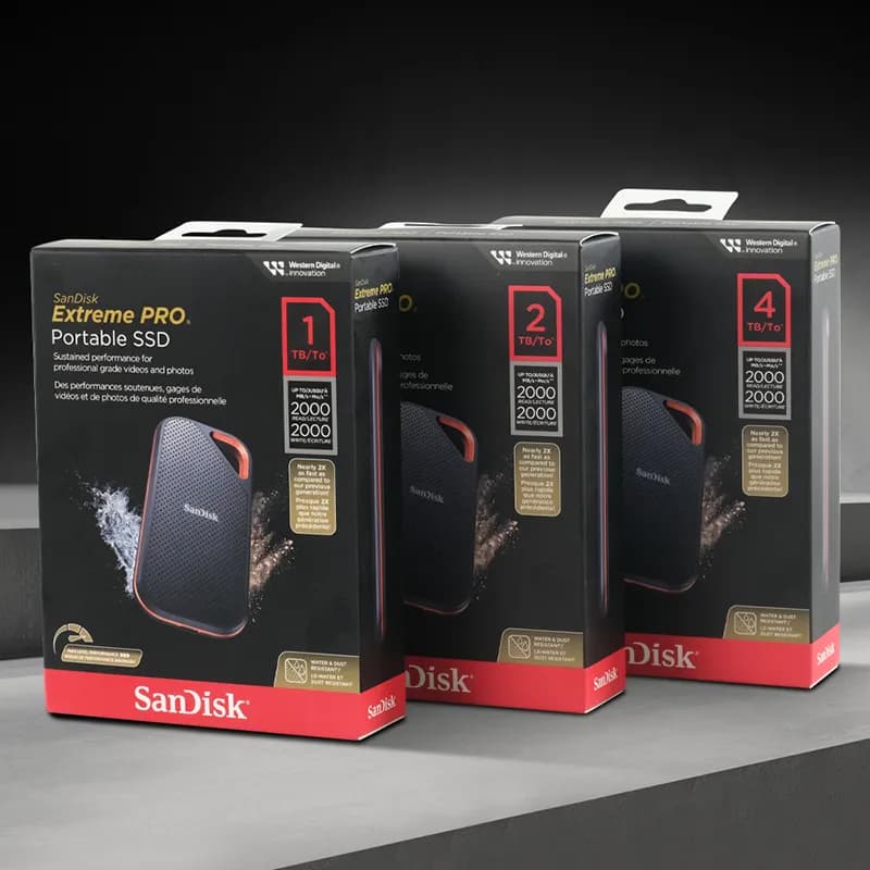 اس اس دی اکسترنال سن دیسک 2 ترابایت SanDisk Extreme pro E81 — تصویر ۹