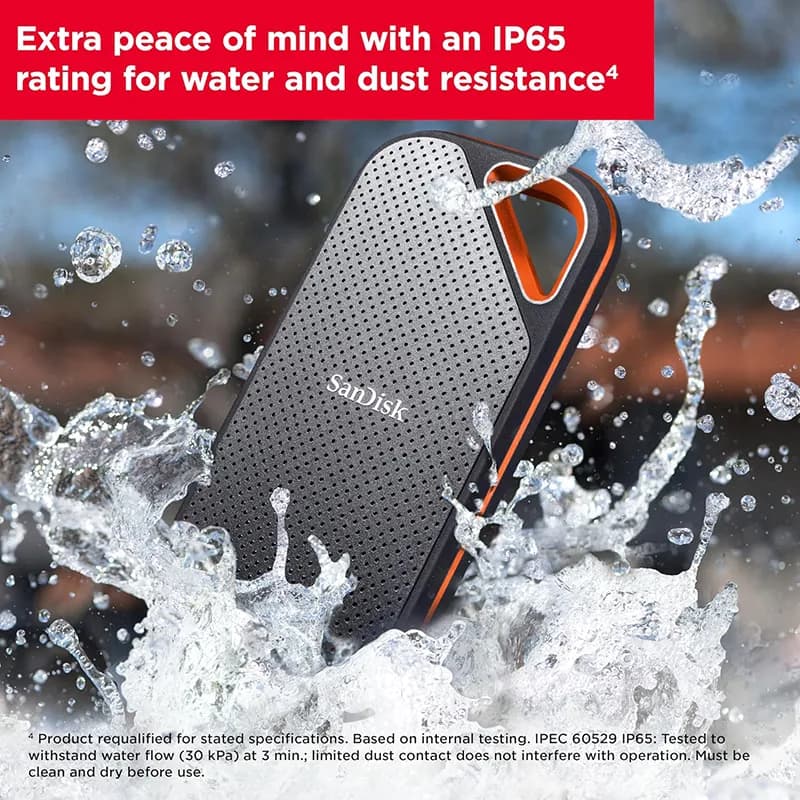 اس اس دی اکسترنال سن دیسک 2 ترابایت SanDisk Extreme pro E81 — تصویر ۵