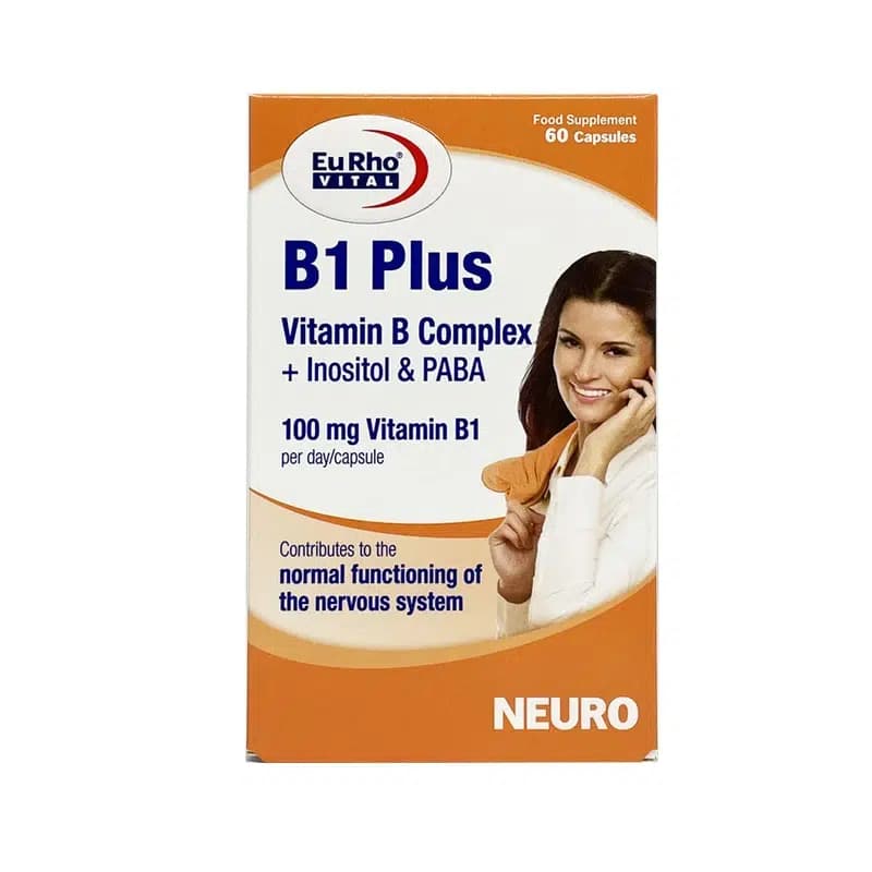 کپسول B1 پلاس یوروویتال بسته 60 عددی — تصویر ۵