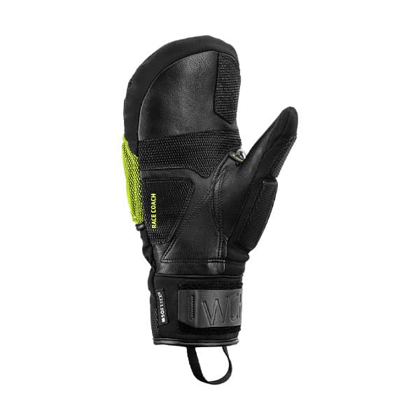 دستکش اسکی لکی Wcr Coach 3D Mitt – مشکی زرد — تصویر ۲
