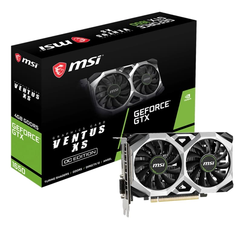 کارت گرافیک ام اس آی GeForce GTX 1650 VENTUS XS 4G OC
