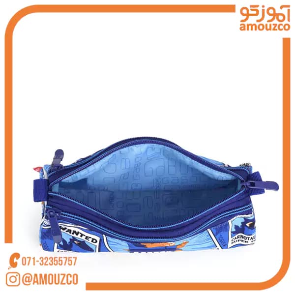 جامدادی سه زیپ Dino سایز 22×7×7 گابل (2025) — تصویر ۲
