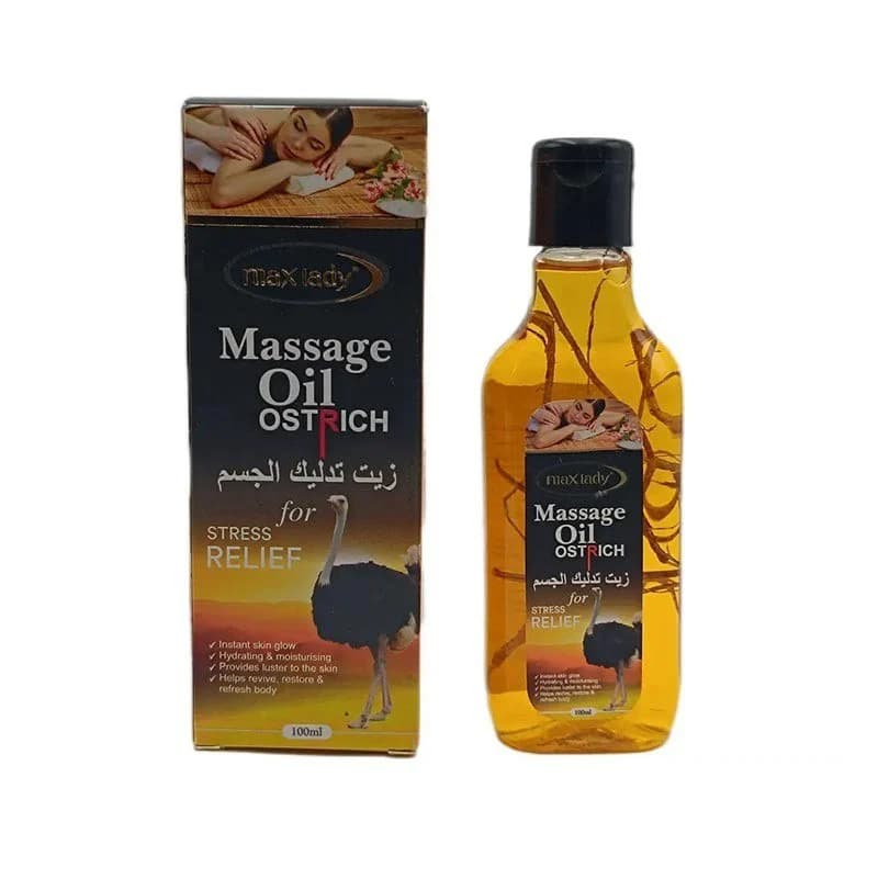روغن ماساژ شترمرغ مکس لیدی مدل Max Lady Ostrich حجم 100ml