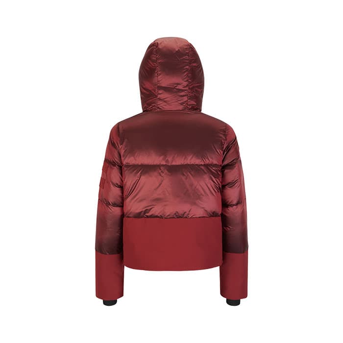 کاپشن اسکی و کوهستان زنانه وان-مور مدل Mont 251 Cropped Puffer – قرمز — تصویر ۲