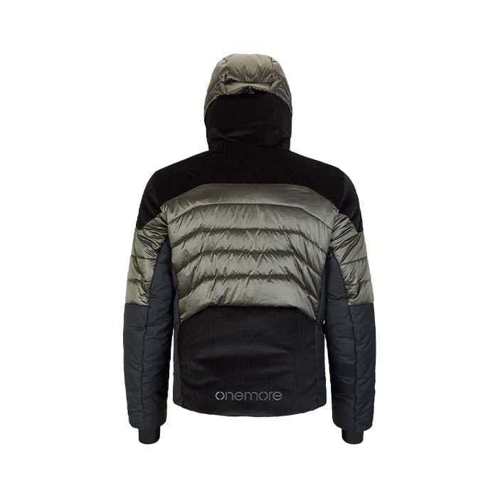 کاپشن اسکی و کوهستان وان-مور مدل Mont 141 Eco Down – مشکی سبز — تصویر ۲