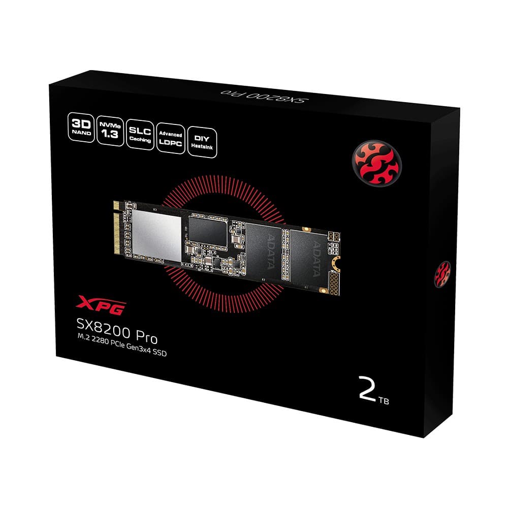 اس اس دی اینترنال XPG ای دیتا 2 ترابایت ADATA M.2 SX8200 Pro — تصویر ۲