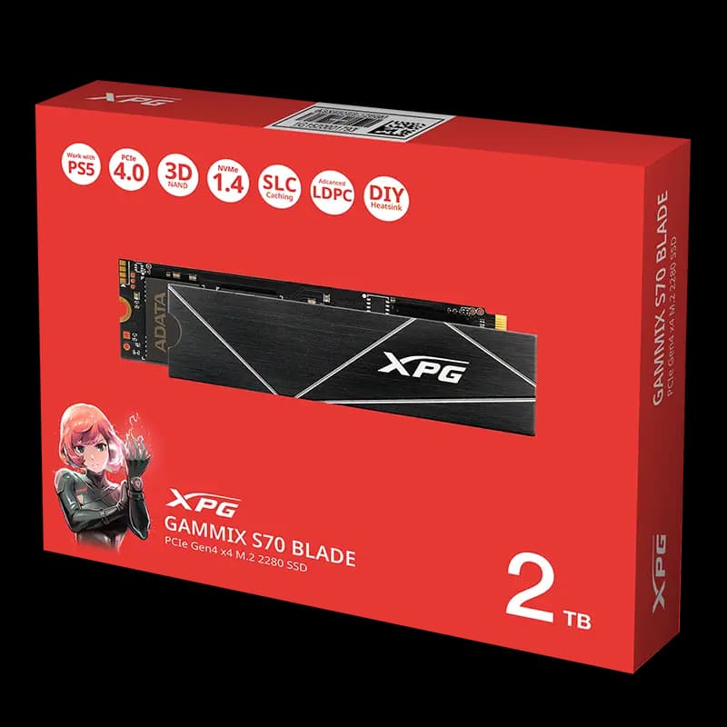 اس اس دی ای دیتا 4 ترابایت ADATA XPG GAMMIX S70 BLADE M.2 — تصویر ۱۲