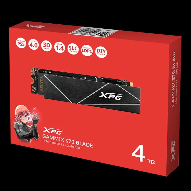 اس اس دی ای دیتا 4 ترابایت ADATA XPG GAMMIX S70 BLADE M.2 — تصویر ۱۱
